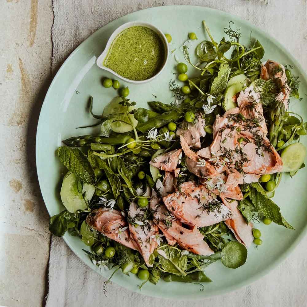 Salmon And Asparagus Salad Salmon And Asparagus Salad